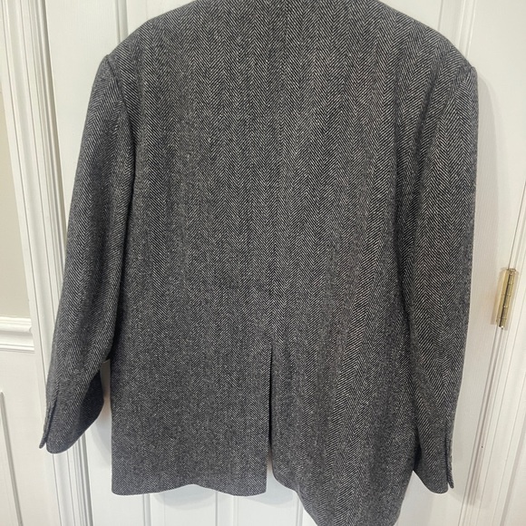 Vintage Land's End  Tweed Blazer Jacket Men 42R Made In USA - Picture 7 of 7